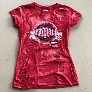 Georgia Distressed Shirt